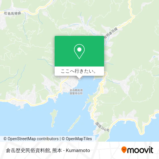 倉岳歴史民俗資料館地図