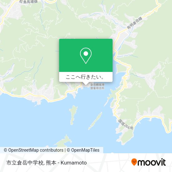市立倉岳中学校地図