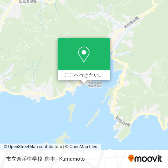 市立倉岳中学校地図