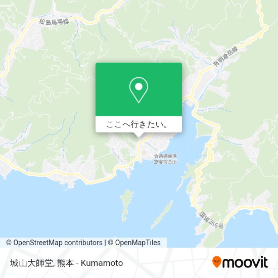 城山大師堂地図