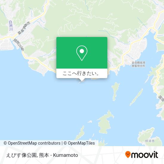 えびす像公園地図