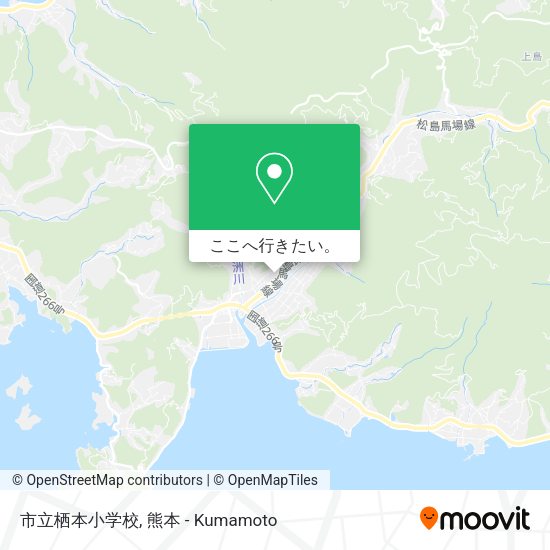 市立栖本小学校地図