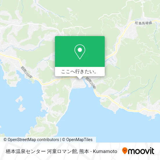 栖本温泉センター 河童ロマン館地図