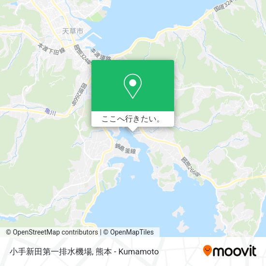 小手新田第一排水機場地図