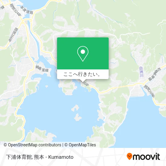 下浦体育館地図