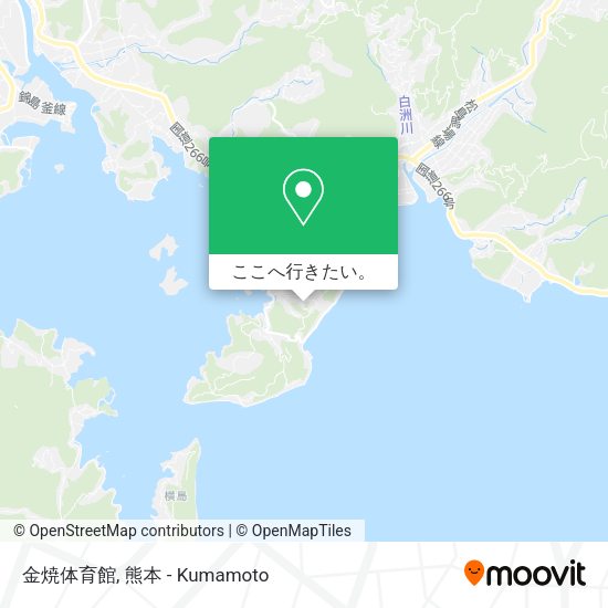 金焼体育館地図