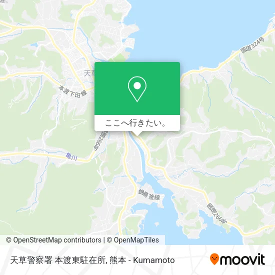 天草警察署 本渡東駐在所地図