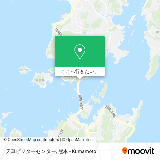 天草ビジターセンター地図