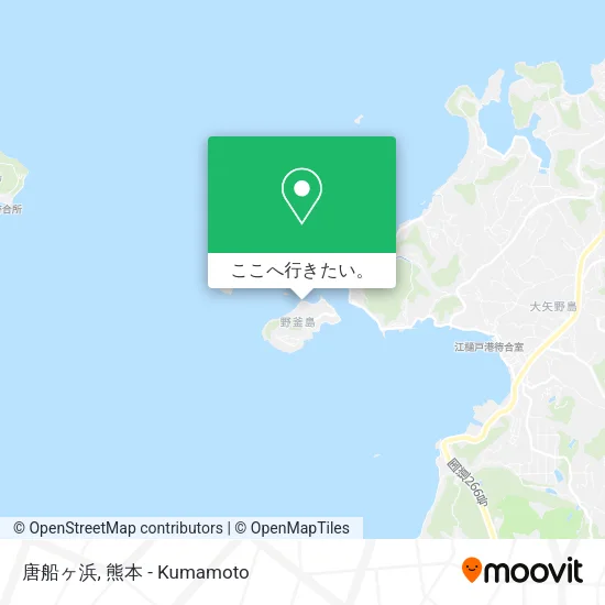 唐船ヶ浜地図
