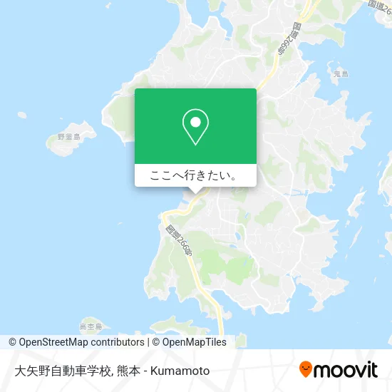 大矢野自動車学校地図