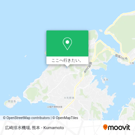広崎排水機場地図