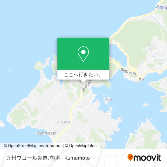 九州ワコール製造地図