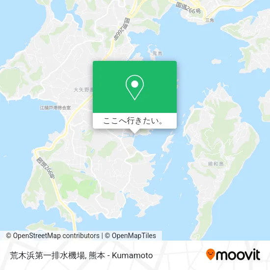 荒木浜第一排水機場地図