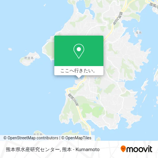 熊本県水産研究センター地図
