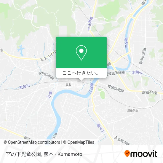 宮の下児童公園地図