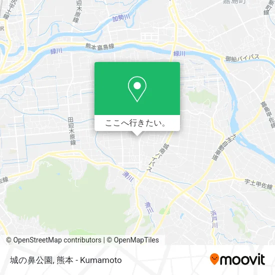 城の鼻公園地図