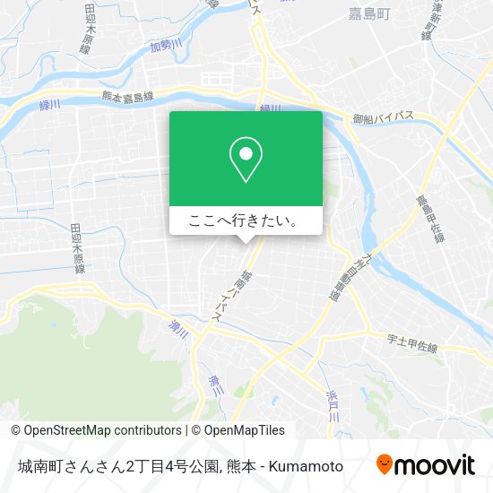 城南町さんさん2丁目4号公園地図