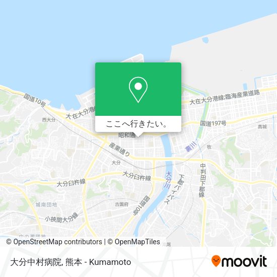 大分中村病院地図