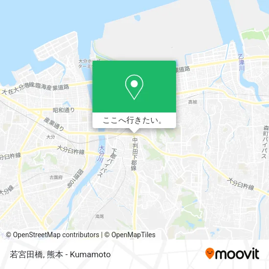 若宮田橋地図