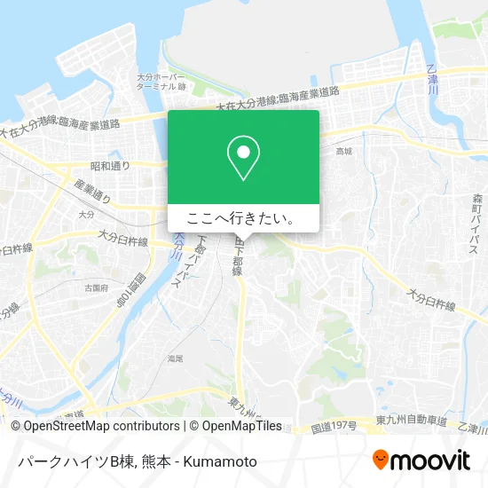 パークハイツB棟地図
