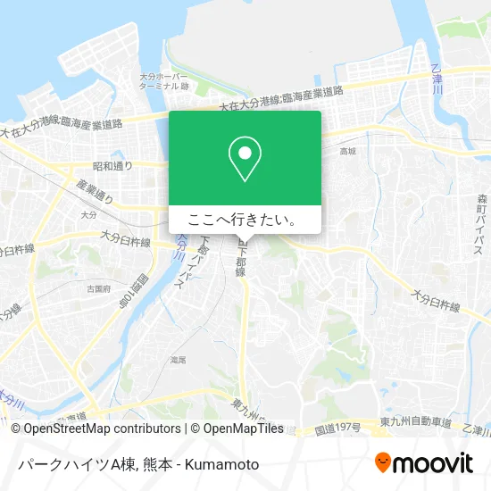 パークハイツA棟地図