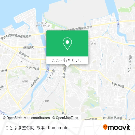 ことぶき整骨院地図