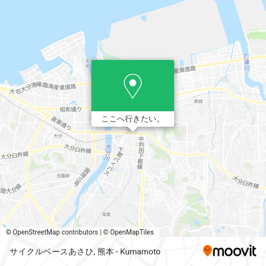 サイクルベースあさひ地図