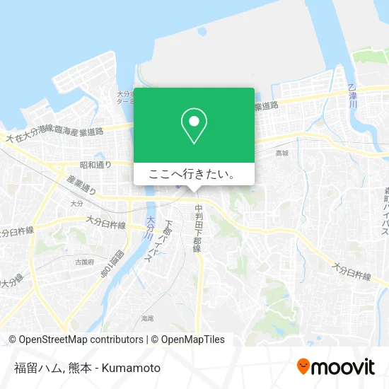 福留ハム地図