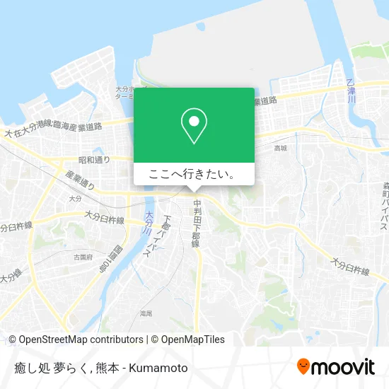 癒し処 夢らく地図