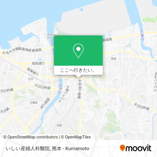 いしい産婦人科醫院地図