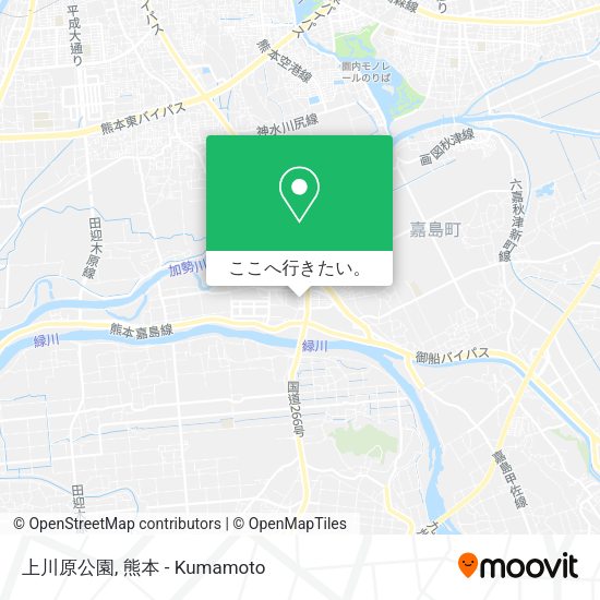 上川原公園地図