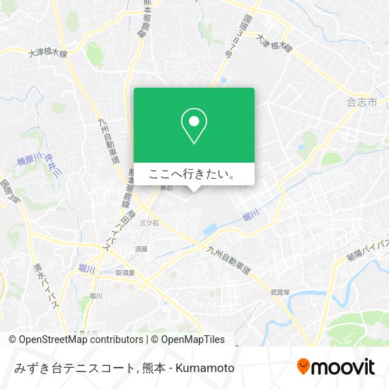 みずき台テニスコート地図
