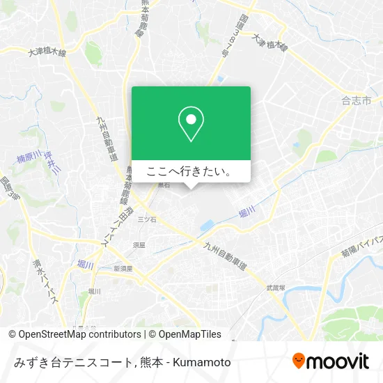 みずき台テニスコート地図