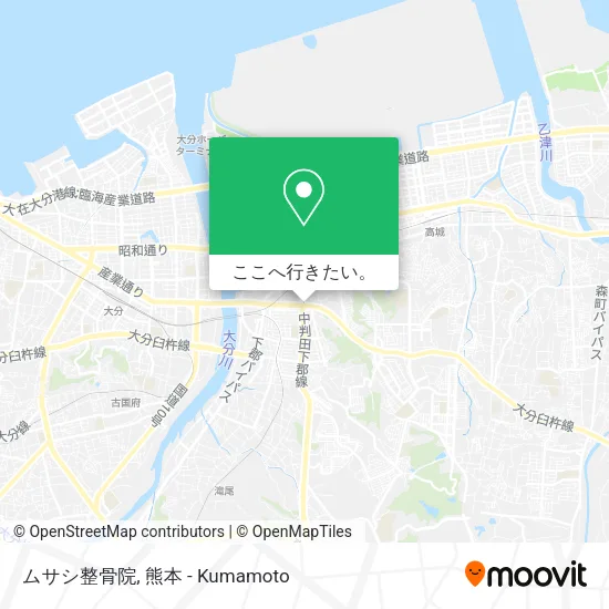 ムサシ整骨院地図