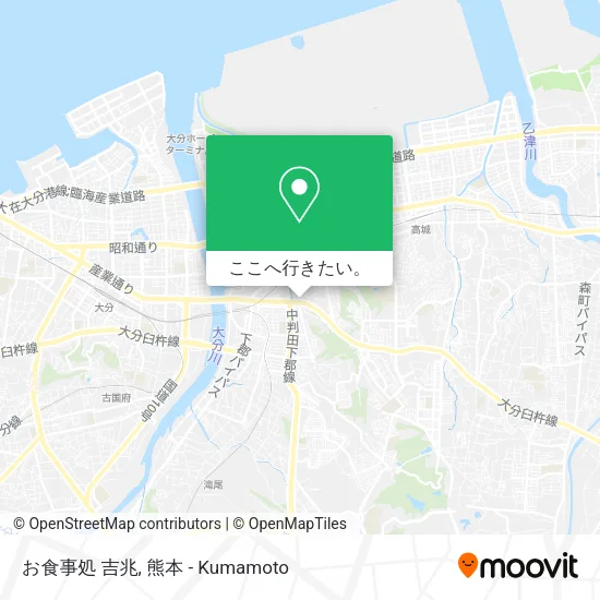 お食事処 吉兆地図