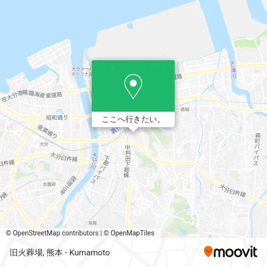 旧火葬場地図