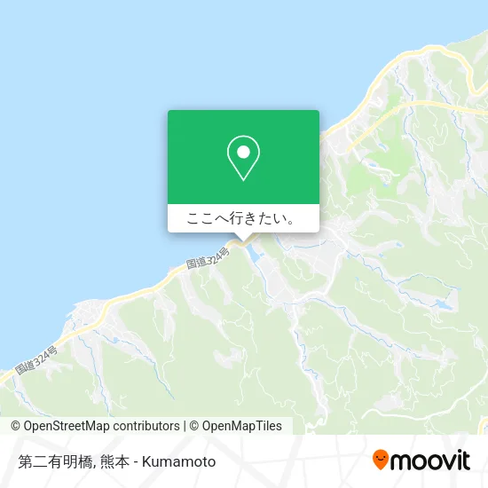 第二有明橋地図