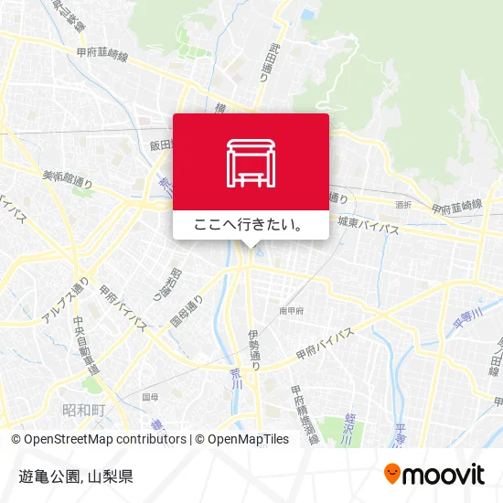 遊亀公園地図