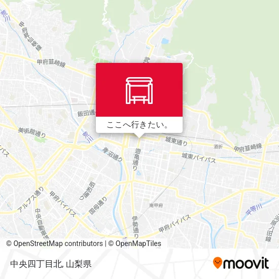 中央四丁目北地図