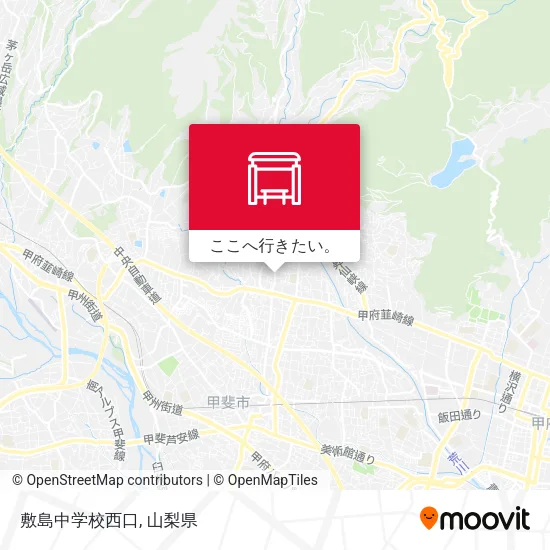 敷島中学校西口地図