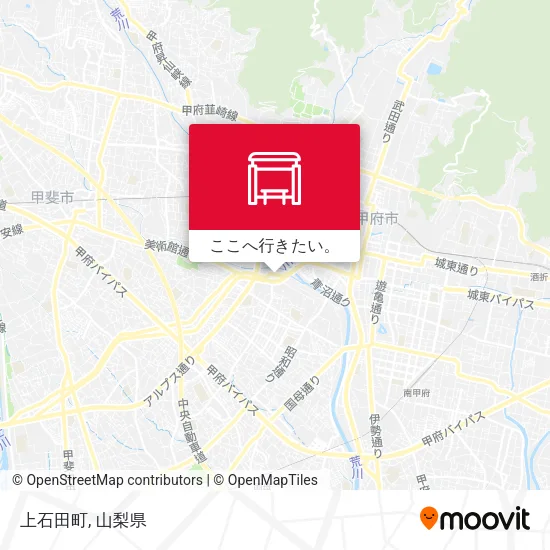 上石田町地図