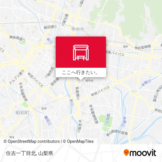 住吉一丁目北地図