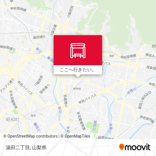 湯田二丁目地図