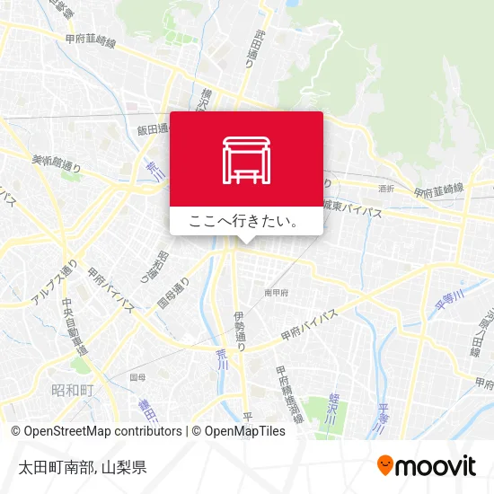 太田町南部地図