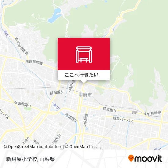 新紺屋小学校地図