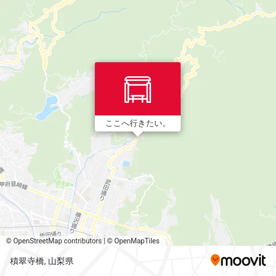 積翠寺橋地図