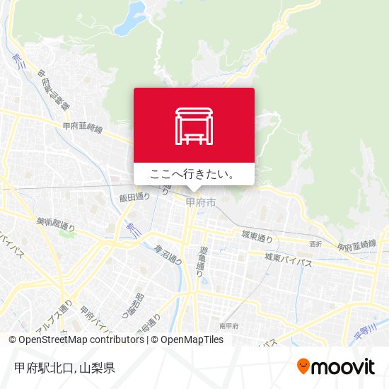 甲府駅北口地図