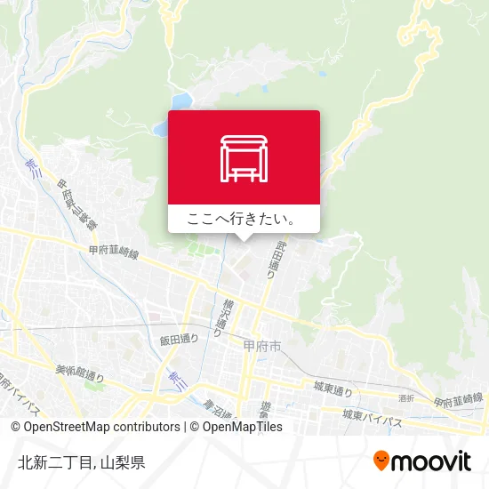 北新二丁目地図