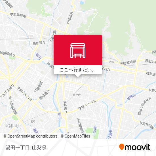 湯田一丁目地図