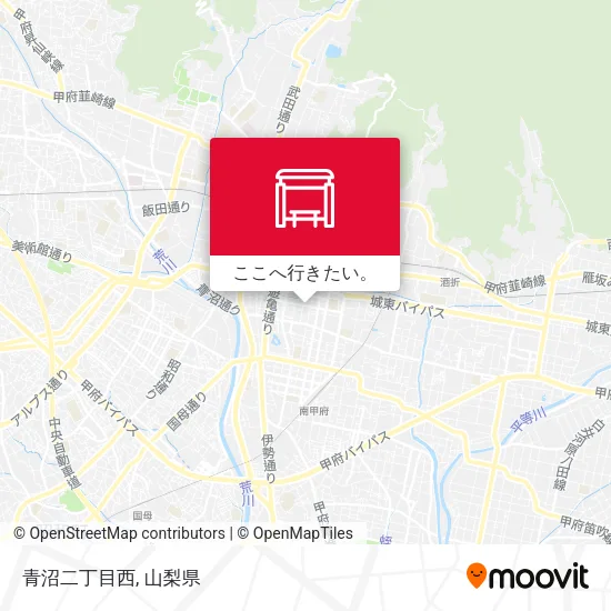 青沼二丁目西地図